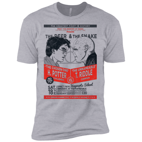 T-Shirts Heather Grey / YXS The Deer vs The Snake Boys Premium T-Shirt