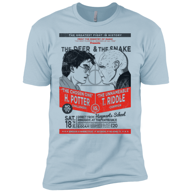 T-Shirts Light Blue / YXS The Deer vs The Snake Boys Premium T-Shirt