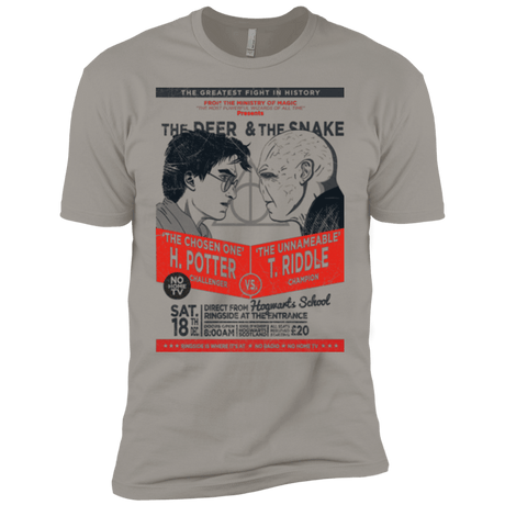 T-Shirts Light Grey / YXS The Deer vs The Snake Boys Premium T-Shirt