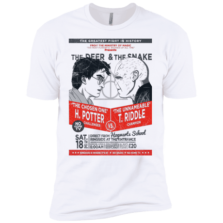 T-Shirts White / YXS The Deer vs The Snake Boys Premium T-Shirt