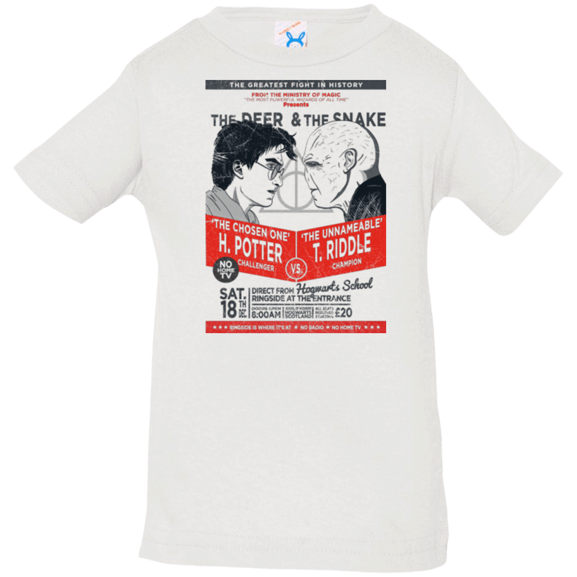 T-Shirts White / 6 Months The Deer vs The Snake Infant Premium T-Shirt