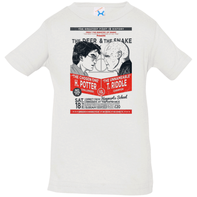 T-Shirts White / 6 Months The Deer vs The Snake Infant Premium T-Shirt