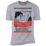 T-Shirts Heather Grey / X-Small The Deer vs The Snake Men's Premium T-Shirt