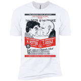 T-Shirts White / X-Small The Deer vs The Snake Men's Premium T-Shirt