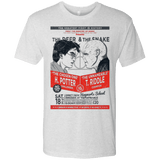 T-Shirts Heather White / Small The Deer vs The Snake Men's Triblend T-Shirt