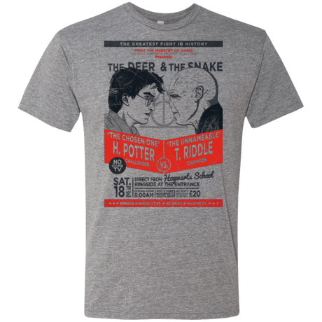 T-Shirts Premium Heather / Small The Deer vs The Snake Men's Triblend T-Shirt