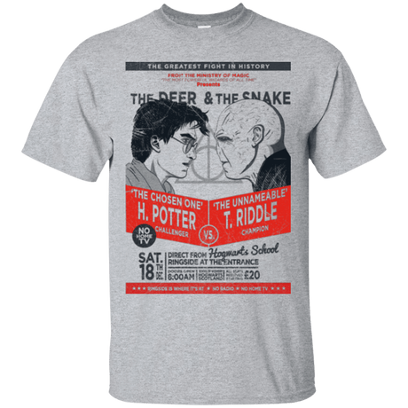 T-Shirts Sport Grey / Small The Deer vs The Snake T-Shirt