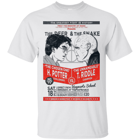 T-Shirts White / Small The Deer vs The Snake T-Shirt