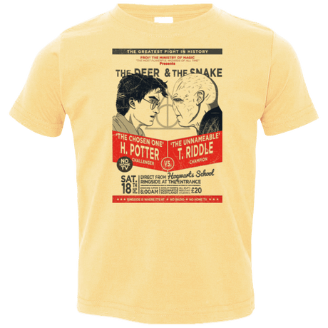 T-Shirts Butter / 2T The Deer vs The Snake Toddler Premium T-Shirt