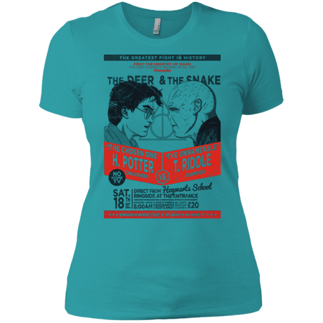 T-Shirts Tahiti Blue / X-Small The Deer vs The Snake Women's Premium T-Shirt