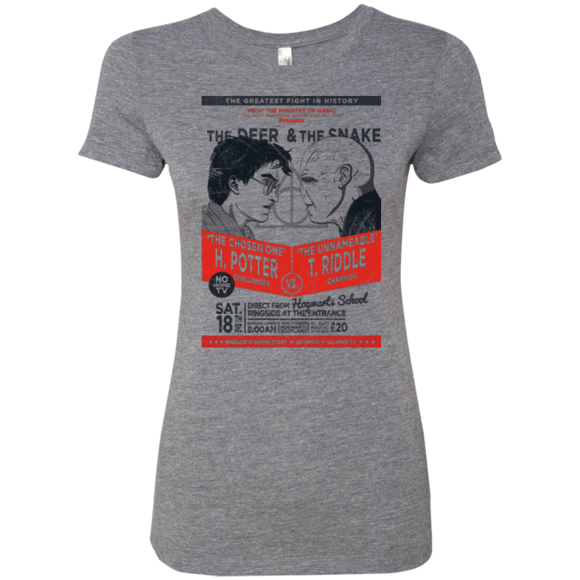 T-Shirts Premium Heather / Small The Deer vs The Snake Women's Triblend T-Shirt