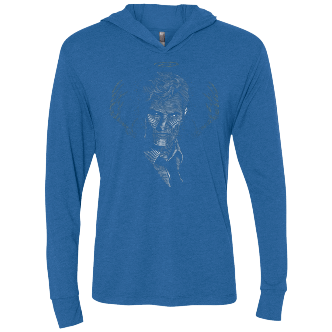 T-Shirts Vintage Royal / X-Small The Detective Triblend Long Sleeve Hoodie Tee