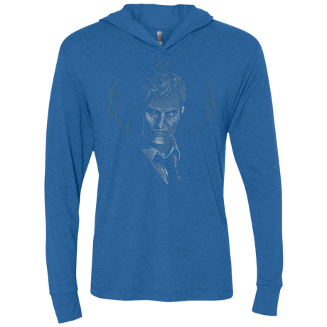 T-Shirts Vintage Royal / X-Small The Detective Triblend Long Sleeve Hoodie Tee