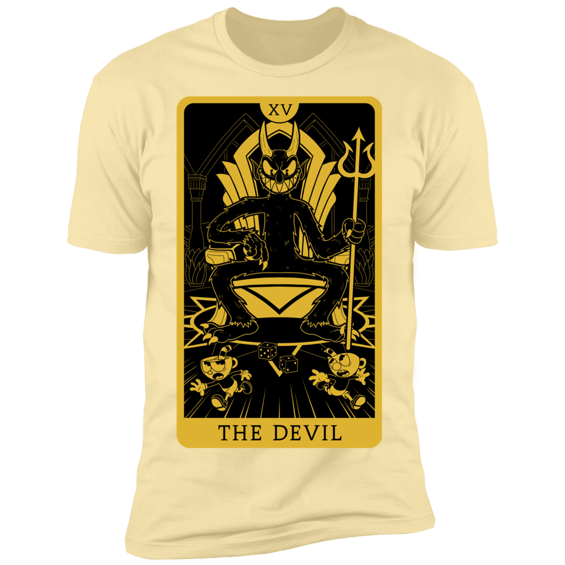 T-Shirts Banana Cream / S The Devil Men's Premium T-Shirt