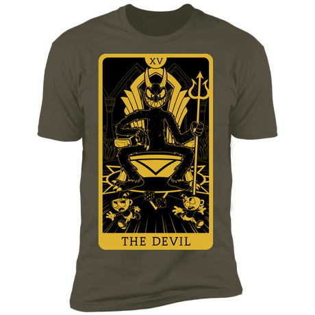 T-Shirts Military Green / S The Devil Men's Premium T-Shirt