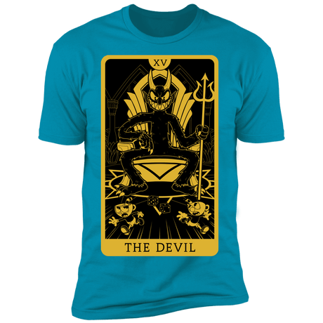 T-Shirts Turquoise / S The Devil Men's Premium T-Shirt
