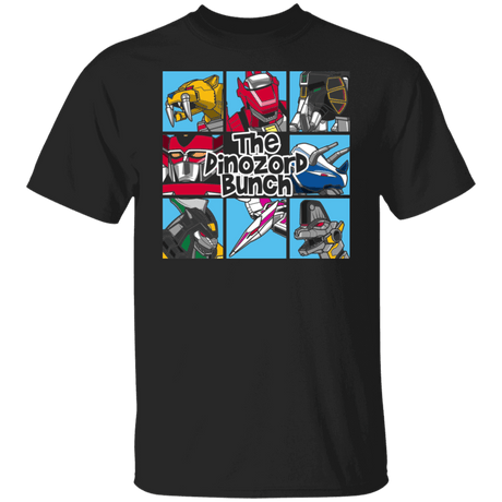T-Shirts Black / S The Dinozord Bunch T-Shirt