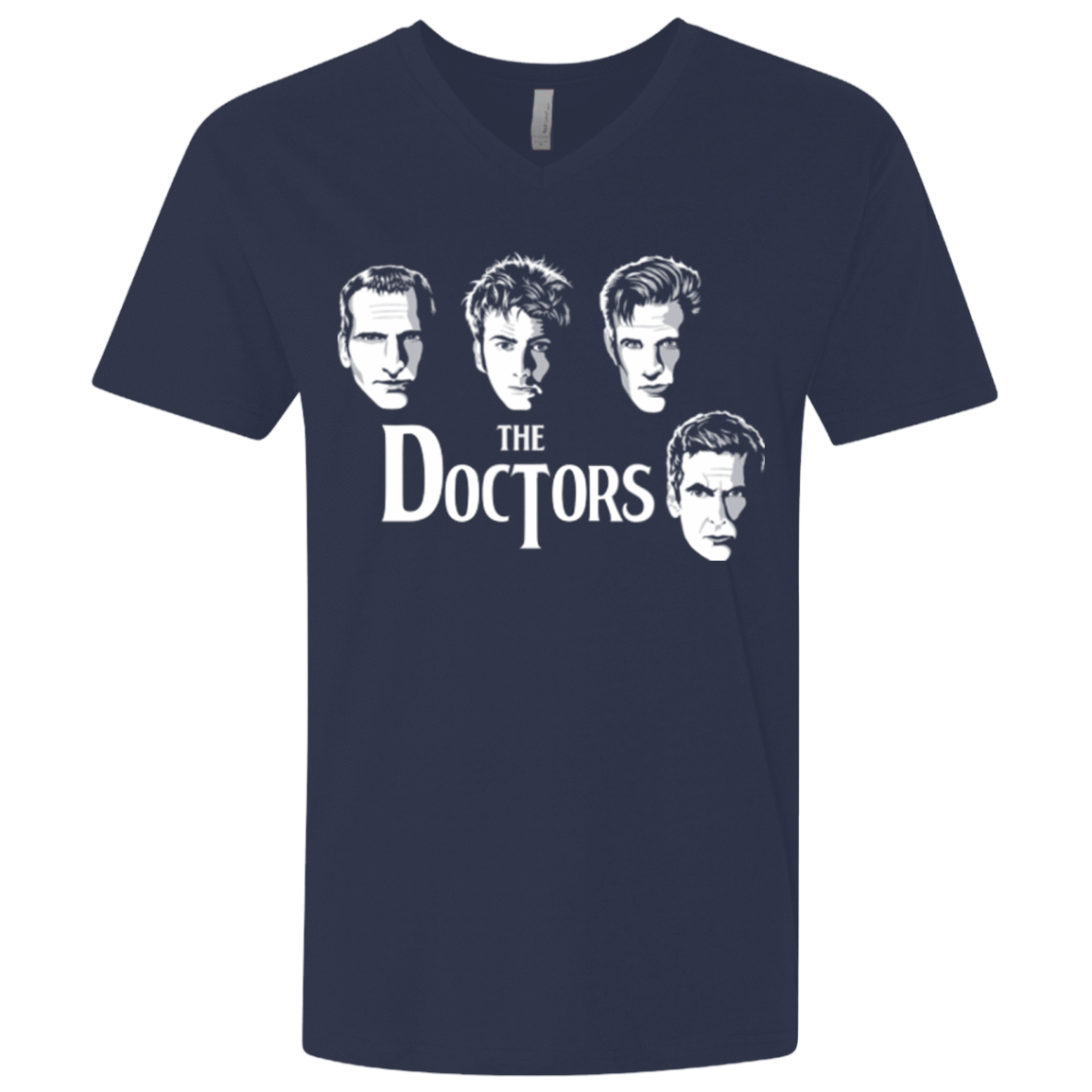 T-Shirts Midnight Navy / X-Small The Doctors Men's Premium V-Neck