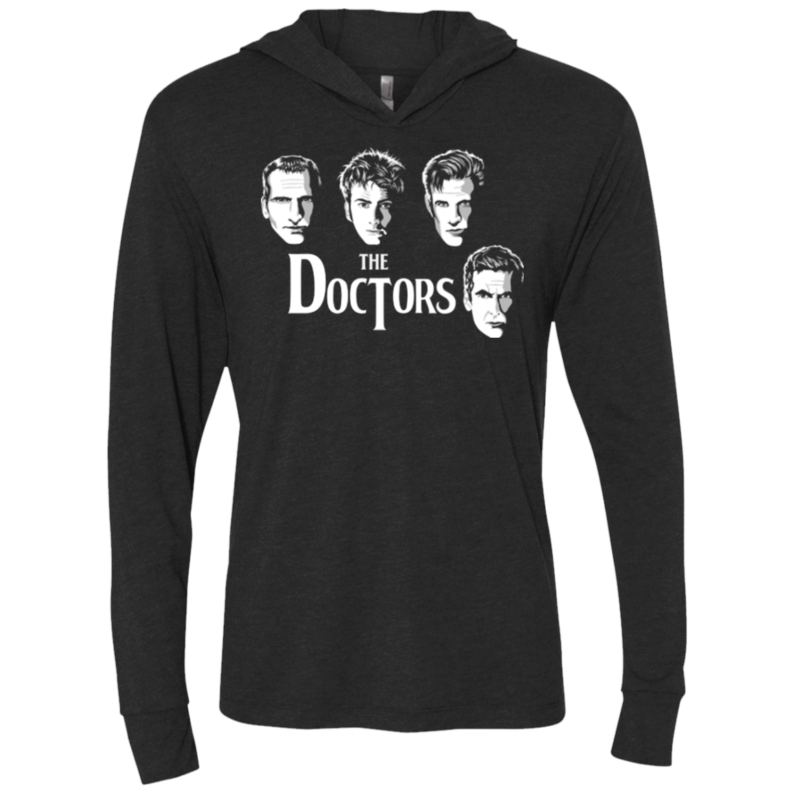 T-Shirts Vintage Black / X-Small The Doctors Triblend Long Sleeve Hoodie Tee
