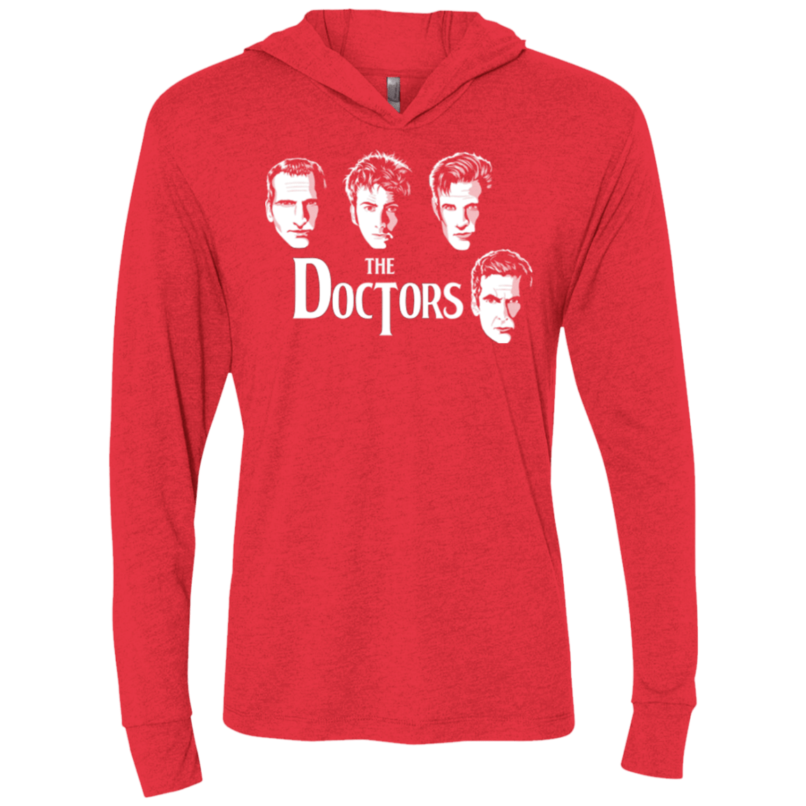 T-Shirts Vintage Red / X-Small The Doctors Triblend Long Sleeve Hoodie Tee