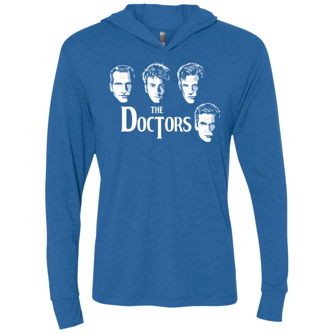 T-Shirts Vintage Royal / X-Small The Doctors Triblend Long Sleeve Hoodie Tee