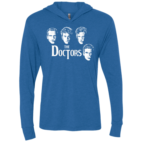 T-Shirts Vintage Royal / X-Small The Doctors Triblend Long Sleeve Hoodie Tee