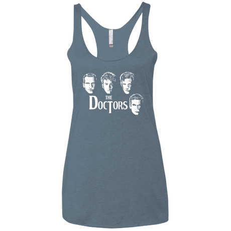 T-Shirts Indigo / X-Small The Doctors Women's Triblend Racerback Tank