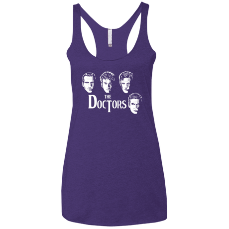 T-Shirts Purple / X-Small The Doctors Women's Triblend Racerback Tank