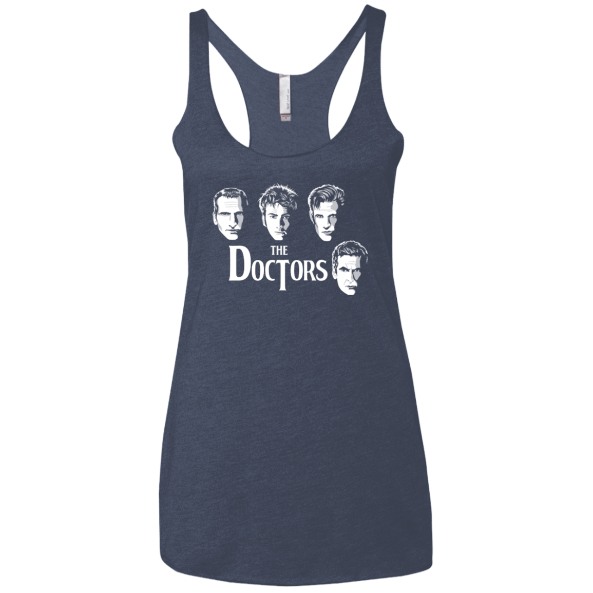 T-Shirts Vintage Navy / X-Small The Doctors Women's Triblend Racerback Tank