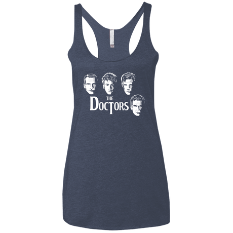 T-Shirts Vintage Navy / X-Small The Doctors Women's Triblend Racerback Tank