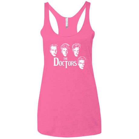 T-Shirts Vintage Pink / X-Small The Doctors Women's Triblend Racerback Tank