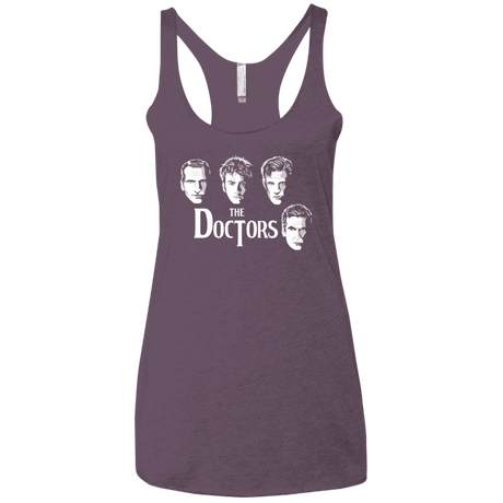 T-Shirts Vintage Purple / X-Small The Doctors Women's Triblend Racerback Tank