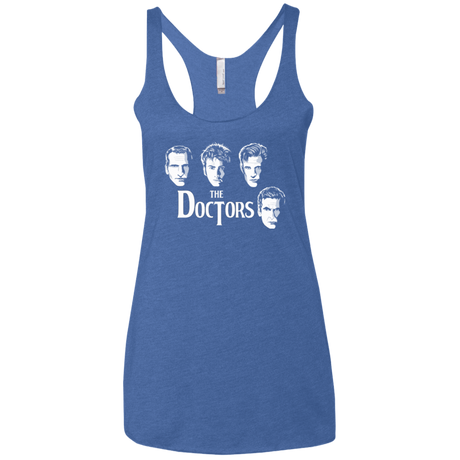 T-Shirts Vintage Royal / X-Small The Doctors Women's Triblend Racerback Tank