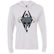 T-Shirts Heather White / X-Small The Dragon Born Triblend Long Sleeve Hoodie Tee