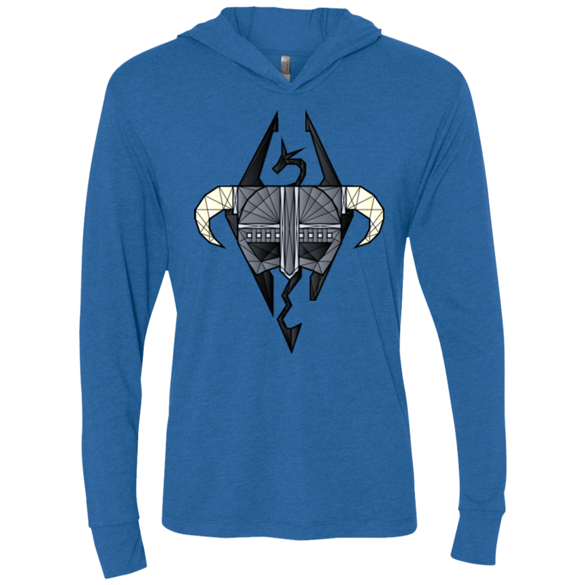 T-Shirts Vintage Royal / X-Small The Dragon Born Triblend Long Sleeve Hoodie Tee