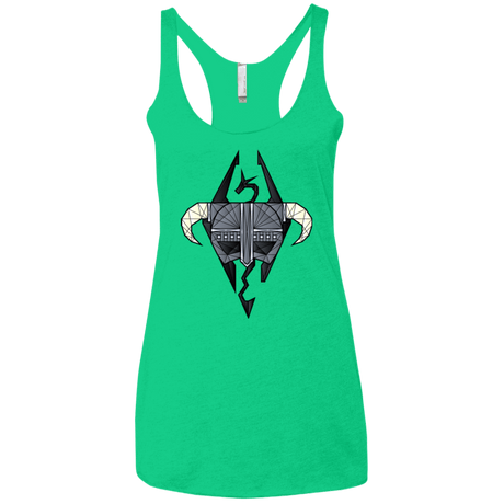 T-Shirts Envy / X-Small The Dragon Born Women's Triblend Racerback Tank