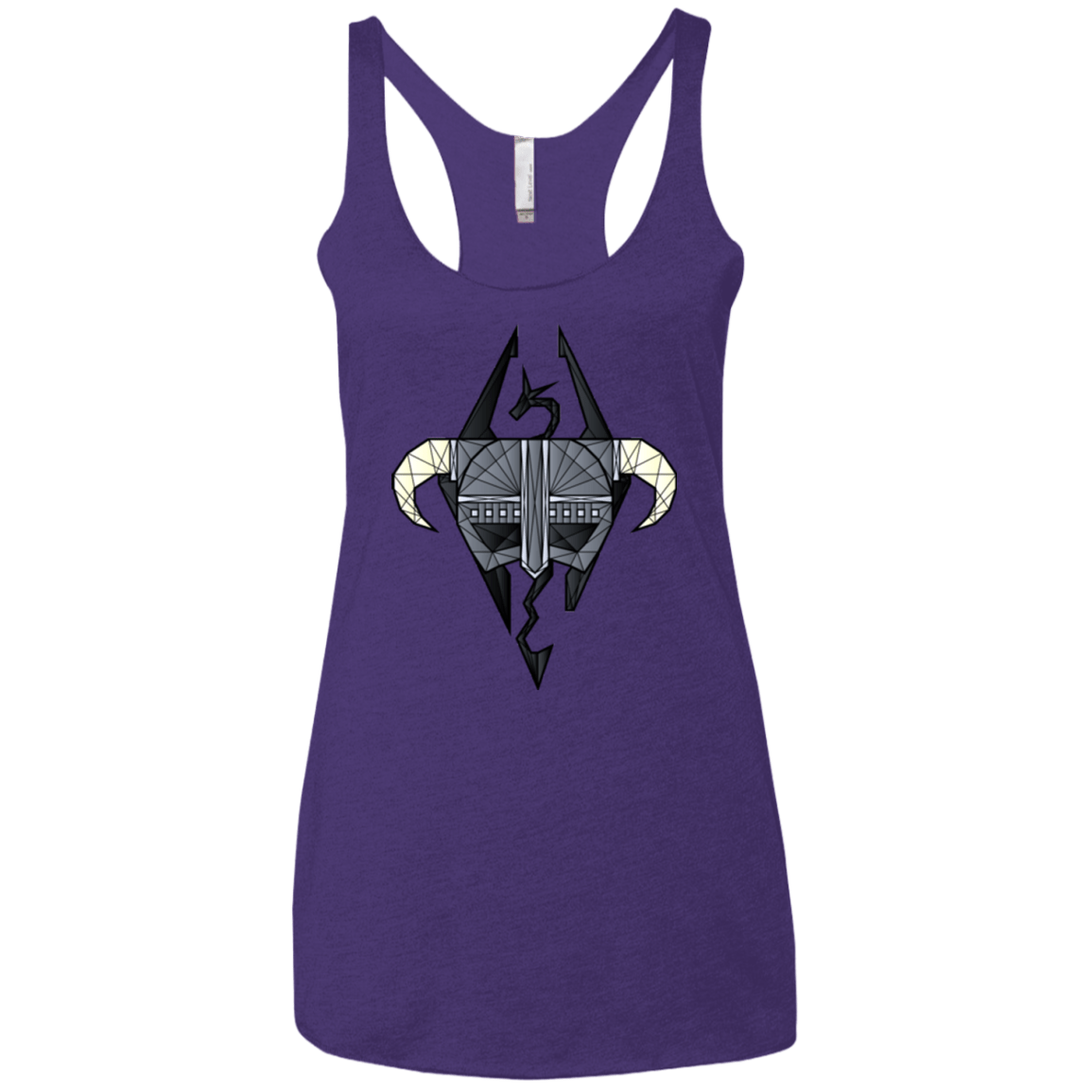 T-Shirts Purple / X-Small The Dragon Born Women's Triblend Racerback Tank