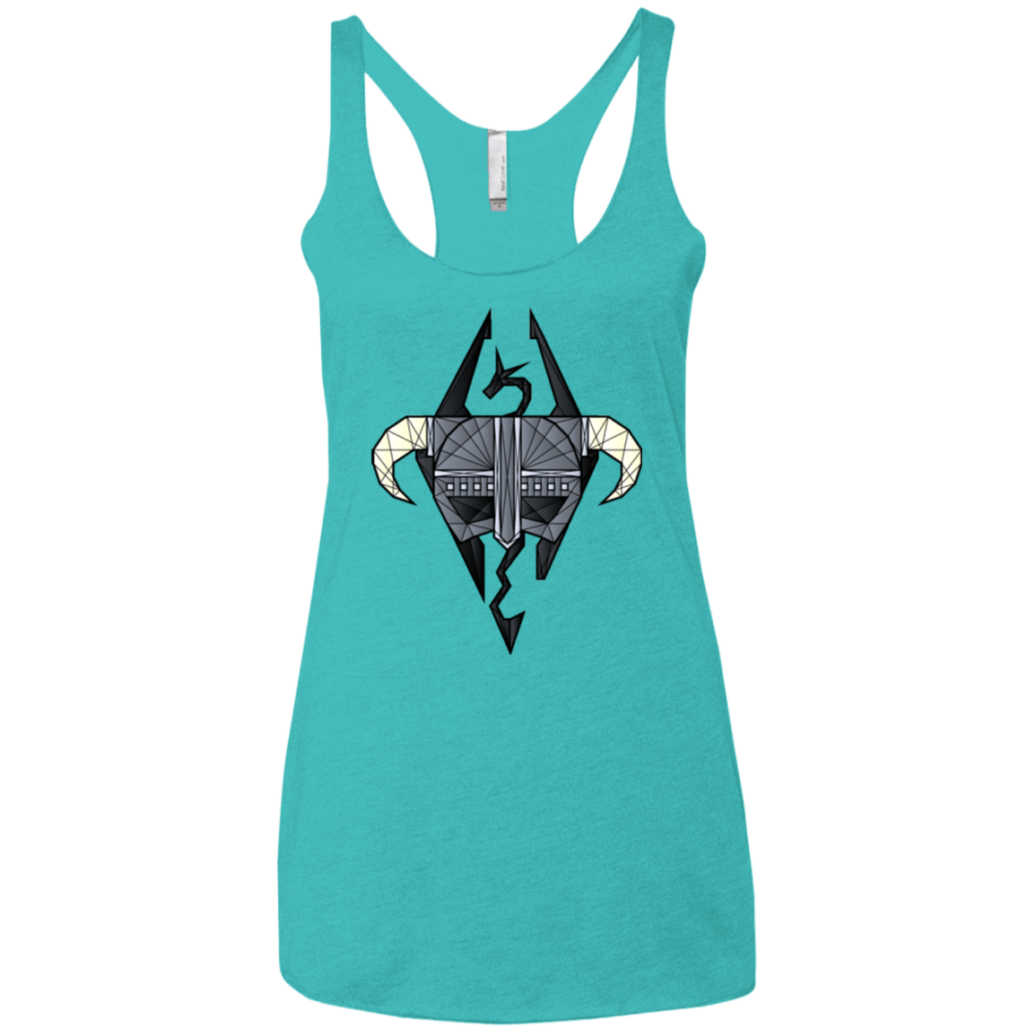 T-Shirts Tahiti Blue / X-Small The Dragon Born Women's Triblend Racerback Tank