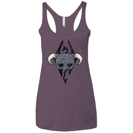 T-Shirts Vintage Purple / X-Small The Dragon Born Women's Triblend Racerback Tank