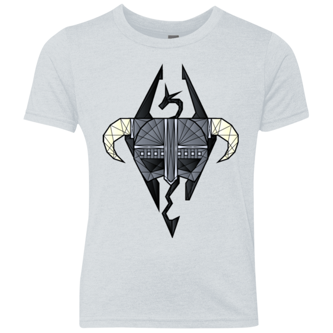 T-Shirts Heather White / YXS The Dragon Born Youth Triblend T-Shirt