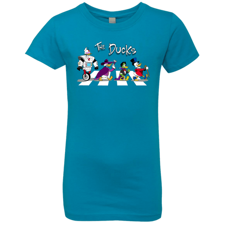 T-Shirts Turquoise / YXS The Ducks Girls Premium T-Shirt