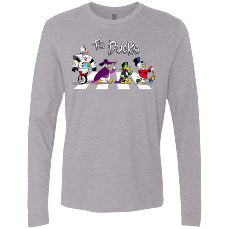 T-Shirts Heather Grey / Small The Ducks Men's Premium Long Sleeve