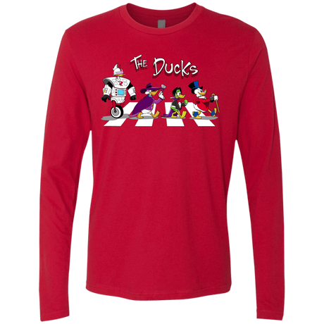 T-Shirts Red / Small The Ducks Men's Premium Long Sleeve