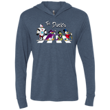 T-Shirts Indigo / X-Small The Ducks Triblend Long Sleeve Hoodie Tee