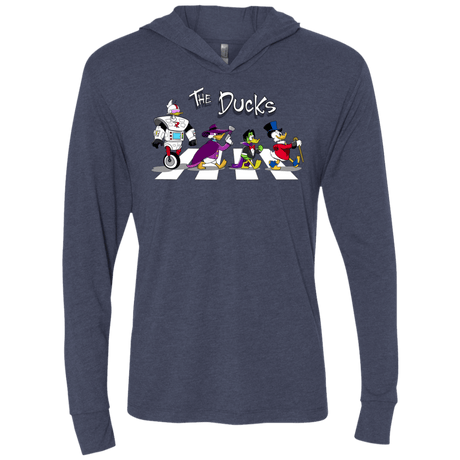 T-Shirts Vintage Navy / X-Small The Ducks Triblend Long Sleeve Hoodie Tee