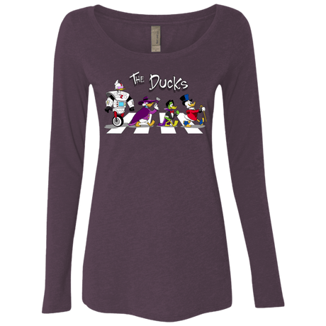 T-Shirts Vintage Purple / Small The Ducks Women's Triblend Long Sleeve Shirt