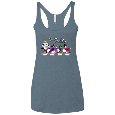 T-Shirts Indigo / X-Small The Ducks Women's Triblend Racerback Tank