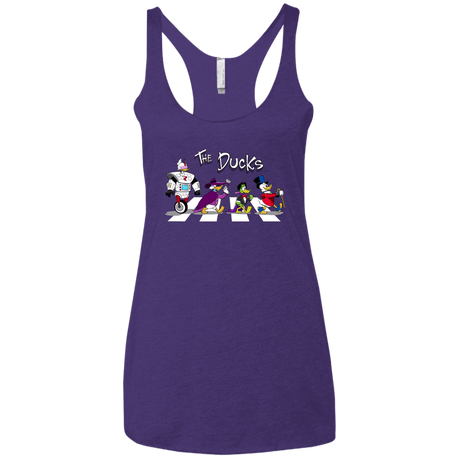 T-Shirts Purple / X-Small The Ducks Women's Triblend Racerback Tank