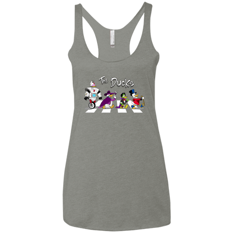 T-Shirts Venetian Grey / X-Small The Ducks Women's Triblend Racerback Tank