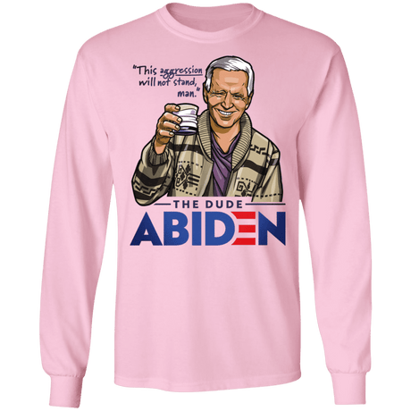 T-Shirts Light Pink / S The Dude Abiden Men's Long Sleeve T-Shirt